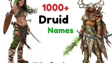Photo of Best Druid Names List