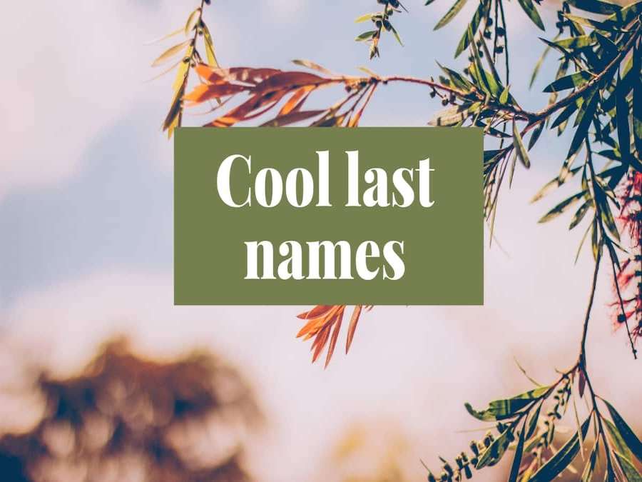 cool last names