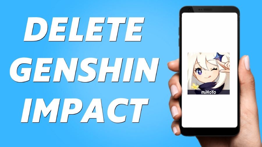 how to delete genshin impact account