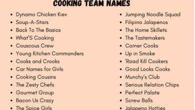 Photo of 250+ Cool And Creative Cooking Team Names Ideas List