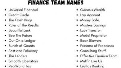 Photo of Finance Team Name Ideas List in 2024