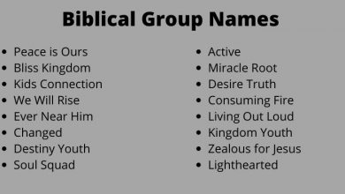 Photo of 100+ Bible Study Group Names List in 2024