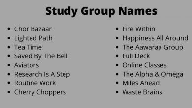 Photo of 150+ Unique Study Group Names Ideas